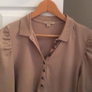 Burberry Beige long sleeve top